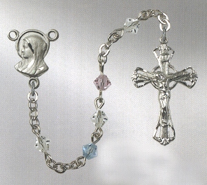 Handmade Austrian Cut Crystal Rosary